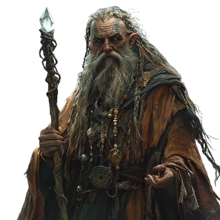 Dwarven Seer Vinyl Car Decal Sticker – Waterproof & UV-Resistant 8"