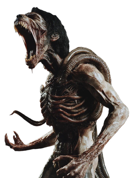 Werewolf Xenomorph Fusion Vinyl Car Decal Sticker – Waterproof & UV-Resistant 8"