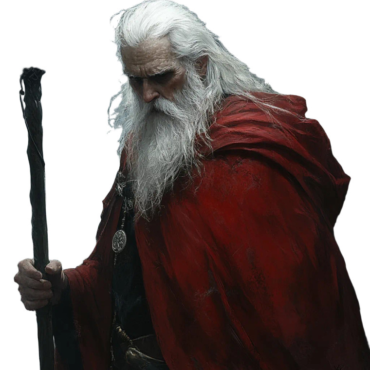 Elderly Phantom Priest Vinyl Car Decal Sticker – Waterproof & UV-Resistant 8"