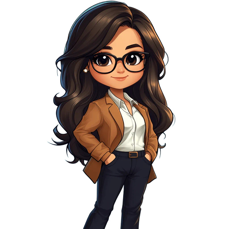 Chibi Indian Professional Vinyl Car Decal Sticker – Waterproof & UV-Resistant 8"