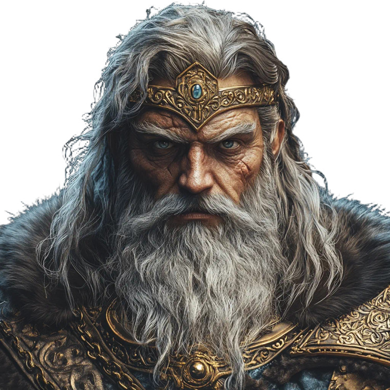 Slavic Bogatyr Head Vinyl Car Decal Sticker – Waterproof & UV-Resistant 8"