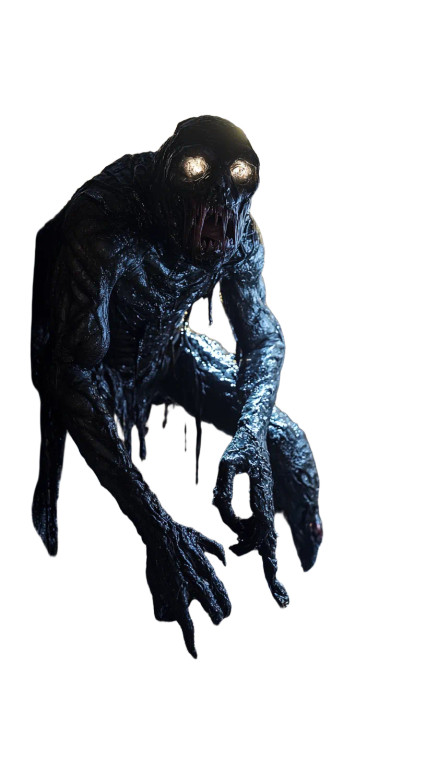 Sludge Monster Vinyl Car Decal Sticker – Waterproof & UV-Resistant 8"