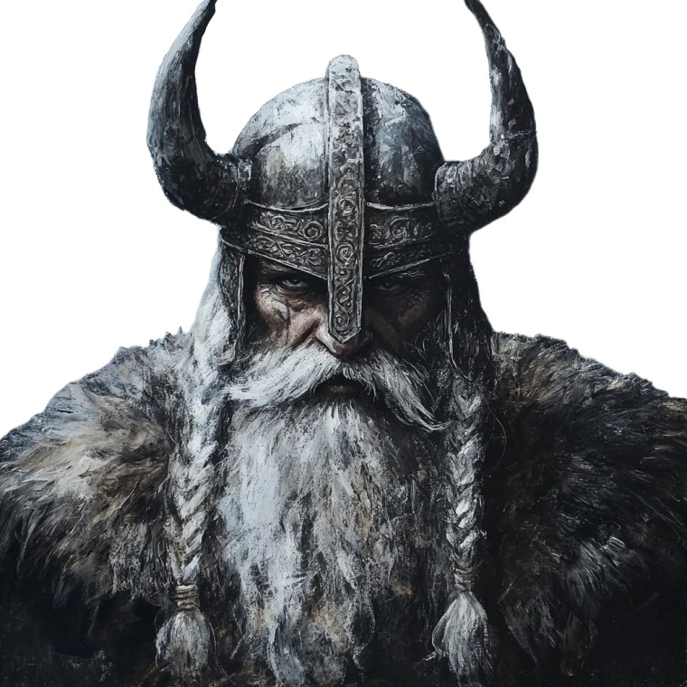 Viking V2 Vinyl Car Decal Sticker – Waterproof & UV-Resistant 8"