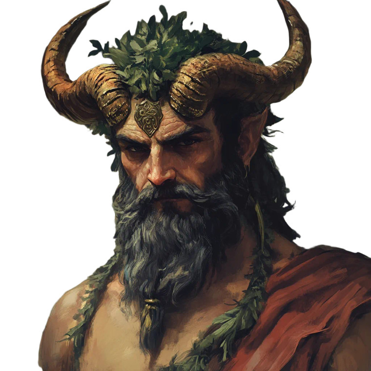 Baal Hadad Portrait Vinyl Car Decal Sticker – Waterproof & UV-Resistant 8"