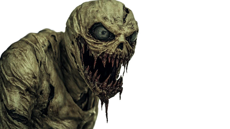 Scariest Halloween Monster Vinyl Car Decal Sticker – Waterproof & UV-Resistant 8"