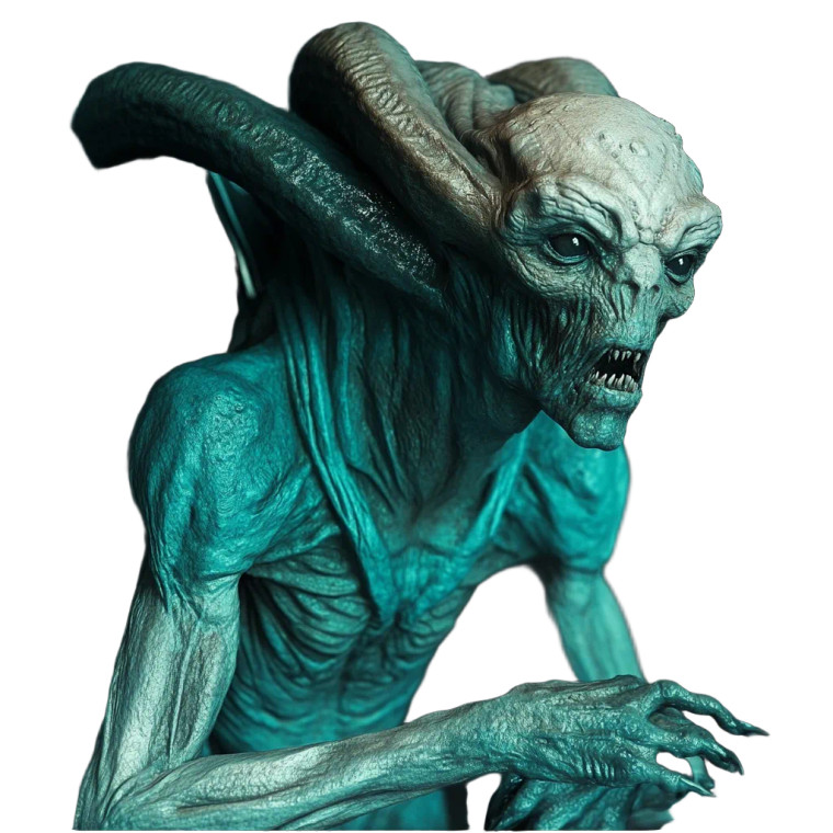 Hyper Realistic Alien Vinyl Car Decal Sticker – Waterproof & UV-Resistant 8"