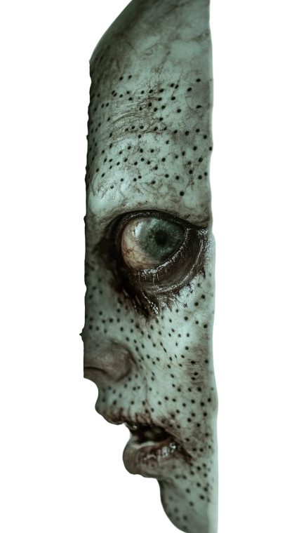 Zombie Close-Up Vinyl Car Decal Sticker – Waterproof & UV-Resistant 8"