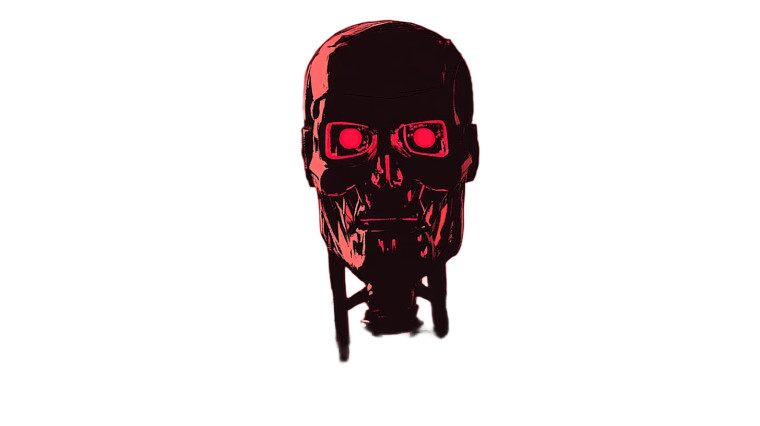 Menacing Terminator Robots Vinyl Car Decal Sticker – Waterproof & UV-Resistant 8"