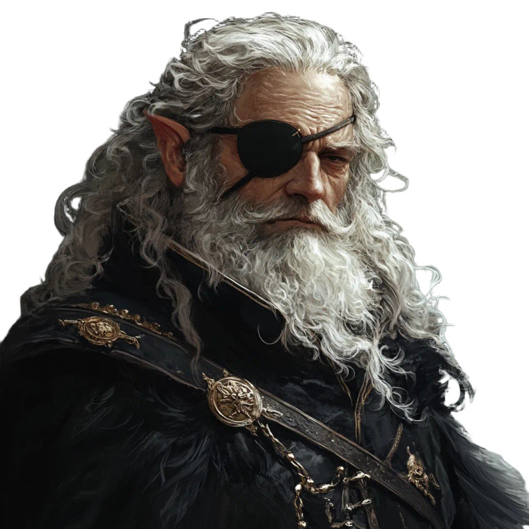 Fantasy Elf King Vinyl Car Decal Sticker – Waterproof & UV-Resistant 8"