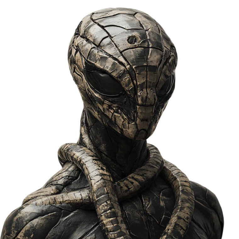 Snake Human Soldier Vinyl Car Decal Sticker – Waterproof & UV-Resistant 8"