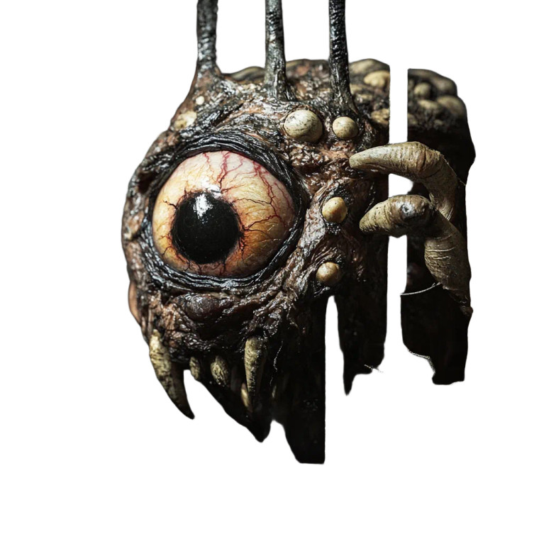 Dungeon Monster Beast Vinyl Car Decal Sticker – Waterproof & UV-Resistant 8"