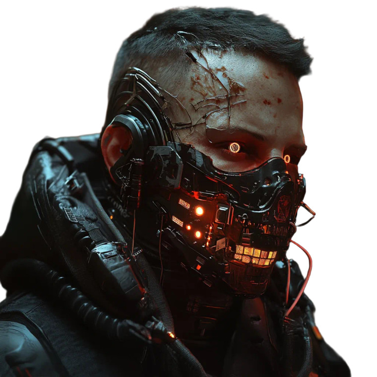 Cyberpunk Rogue Trader Vinyl Car Decal Sticker – Waterproof & UV-Resistant 8"