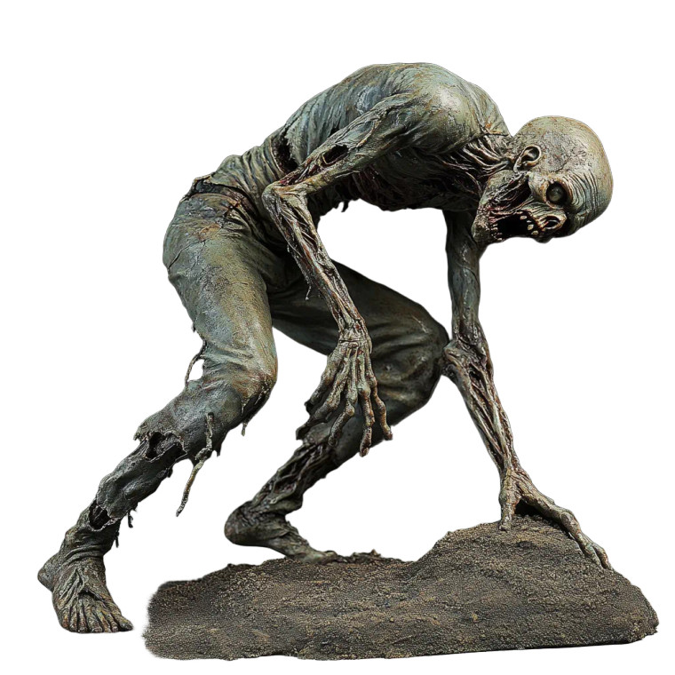Zombie Emerging Vinyl Car Decal Sticker – Waterproof & UV-Resistant 8"