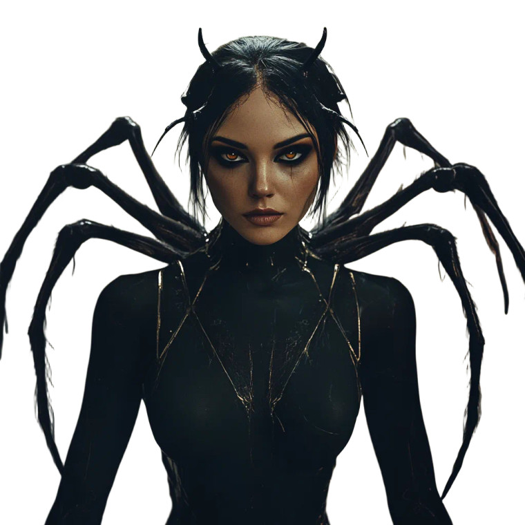 Spider Morph Woman Vinyl Car Decal Sticker – Waterproof & UV-Resistant 8"