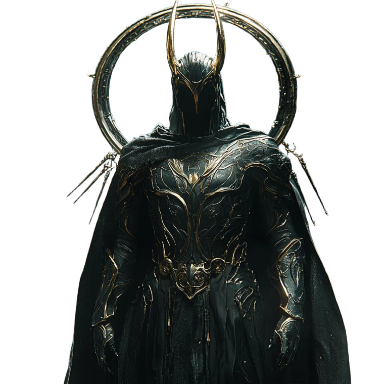 Dark War God Vinyl Car Decal Sticker – Waterproof & UV-Resistant 8"