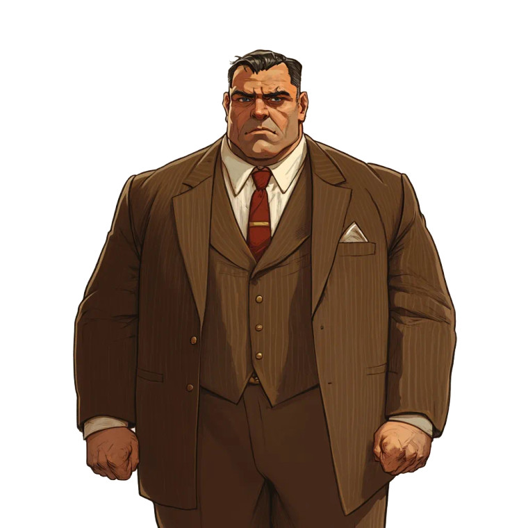 Vintage Gangster Vinyl Car Decal Sticker – Waterproof & UV-Resistant 8"