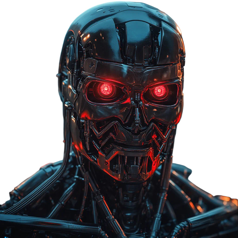 T-800 V2 Vinyl Car Decal Sticker – Waterproof & UV-Resistant 8"