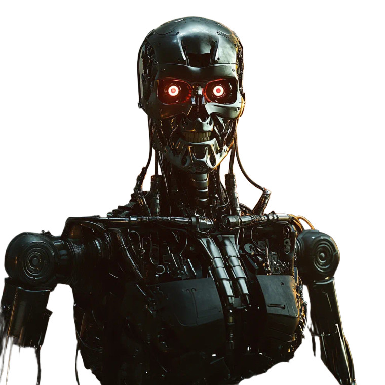 Terminator Bots Vinyl Car Decal Sticker – Waterproof & UV-Resistant 8"