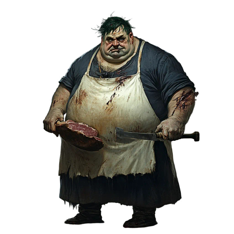 Dark Fantasy Butcher Vinyl Car Decal Sticker – Waterproof & UV-Resistant 8"