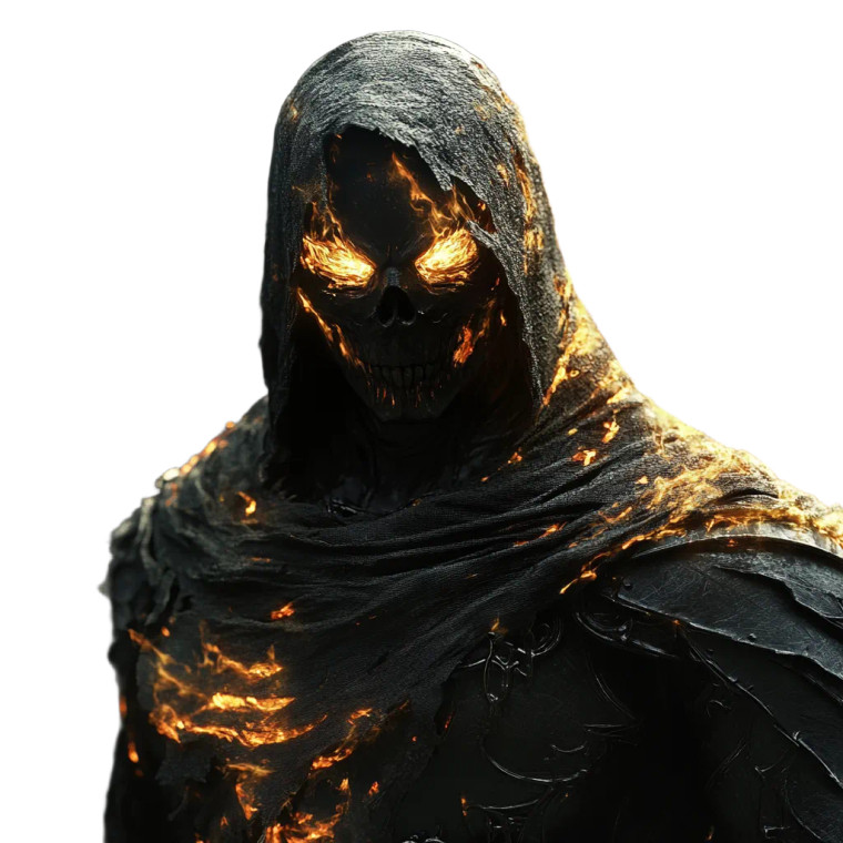 Death Towering Vinyl Car Decal Sticker – Waterproof & UV-Resistant 8"