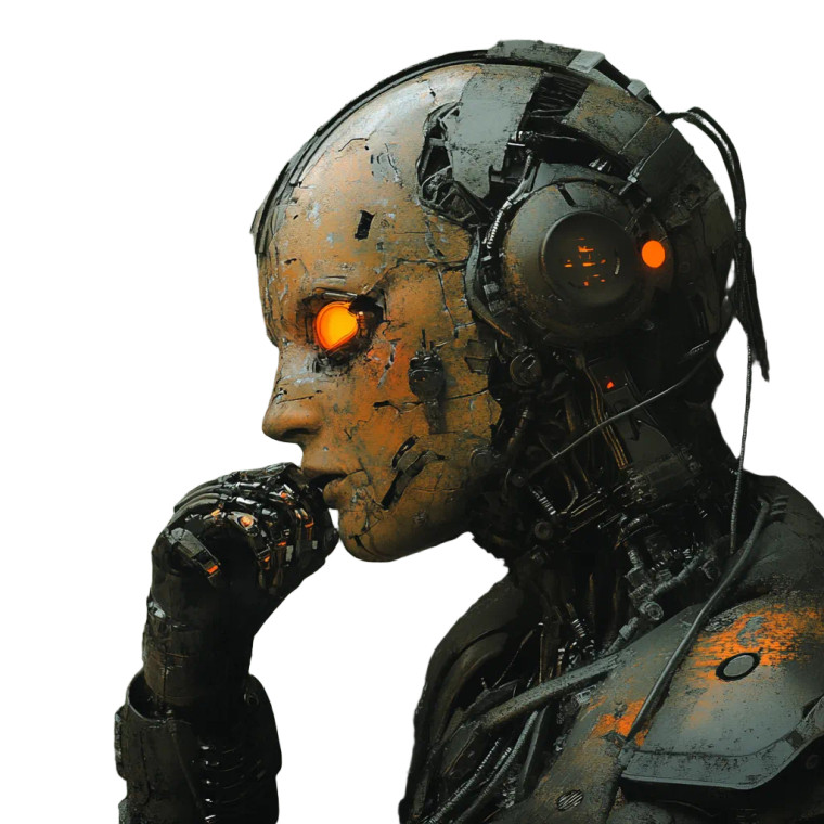 Cyborg Surreal Vinyl Car Decal Sticker – Waterproof & UV-Resistant 8" Cyborg Surreal Vinyl Car Decal Sticker – Waterproof & UV-Resistant 8"