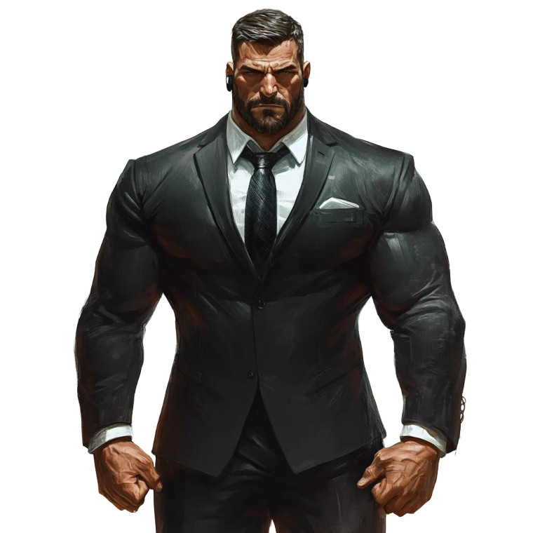 Professional Bodyguard Vinyl Car Decal Sticker – Waterproof & UV-Resistant 8"