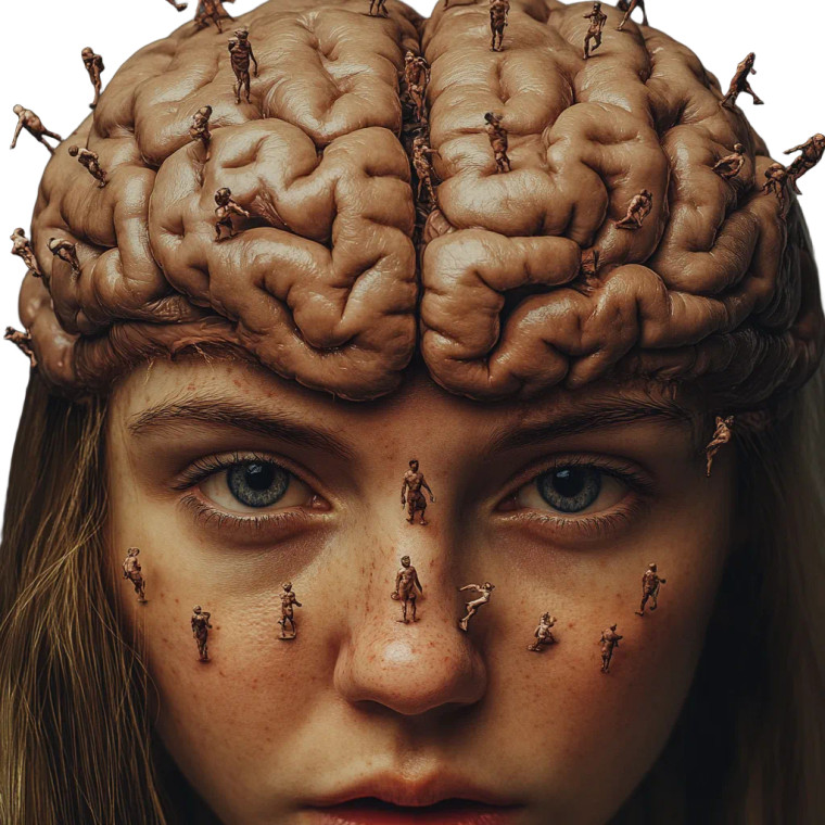 Unhinged Mind V2 Vinyl Car Decal Sticker – Waterproof & UV-Resistant 8"