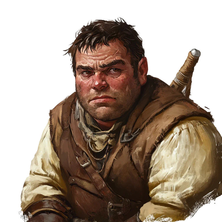 D&D Character Portrait V3 Vinyl Car Decal Sticker – Waterproof & UV-Resistant 8"