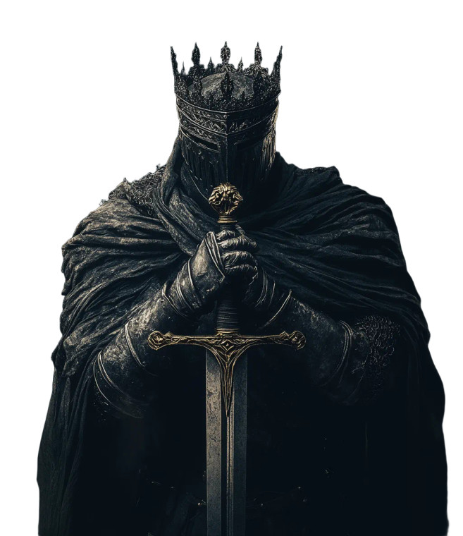 Dark Souls Knight V2 Vinyl Car Decal Sticker – Waterproof & UV-Resistant 8"