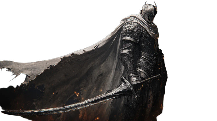 Lone Wandering Knight Vinyl Car Decal Sticker – Waterproof & UV-Resistant 8"