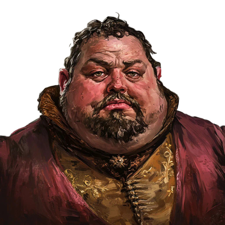 Greasy Royal Portrait Vinyl Car Decal Sticker – Waterproof & UV-Resistant 8"