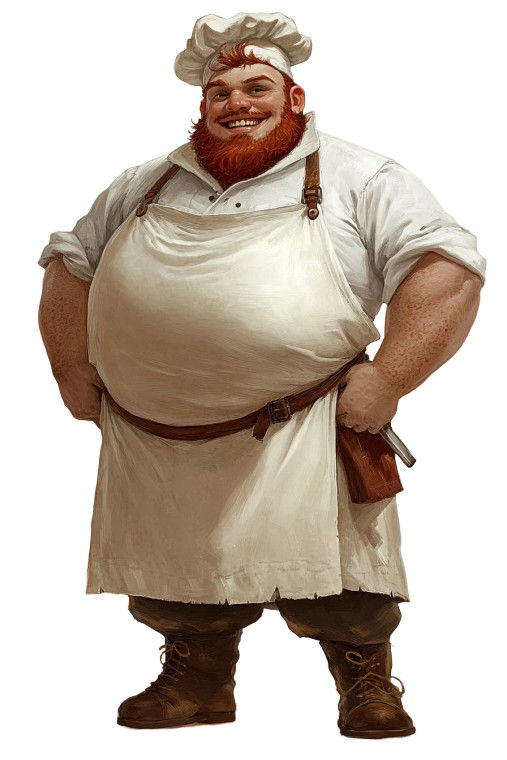 Jolly Baker Dwarf Vinyl Car Decal Sticker – Waterproof & UV-Resistant 8"