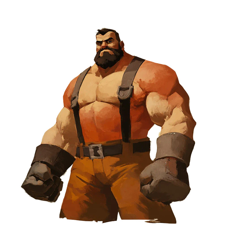 Heavy Character Art Vinyl Car Decal Sticker – Waterproof & UV-Resistant 8"