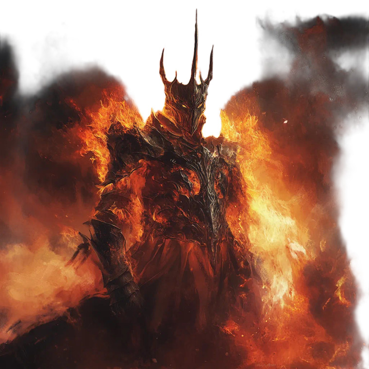 Lord Of Fire V2 Vinyl Car Decal Sticker – Waterproof & UV-Resistant 8"