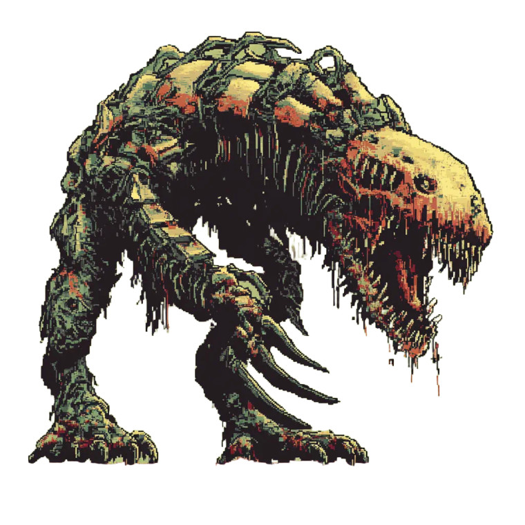 Gothic Boss Monster Vinyl Car Decal Sticker – Waterproof & UV-Resistant 8"