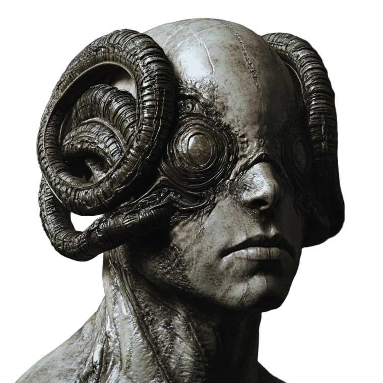 Giger'S Cyclops Vinyl Car Decal Sticker – Waterproof & UV-Resistant 8"