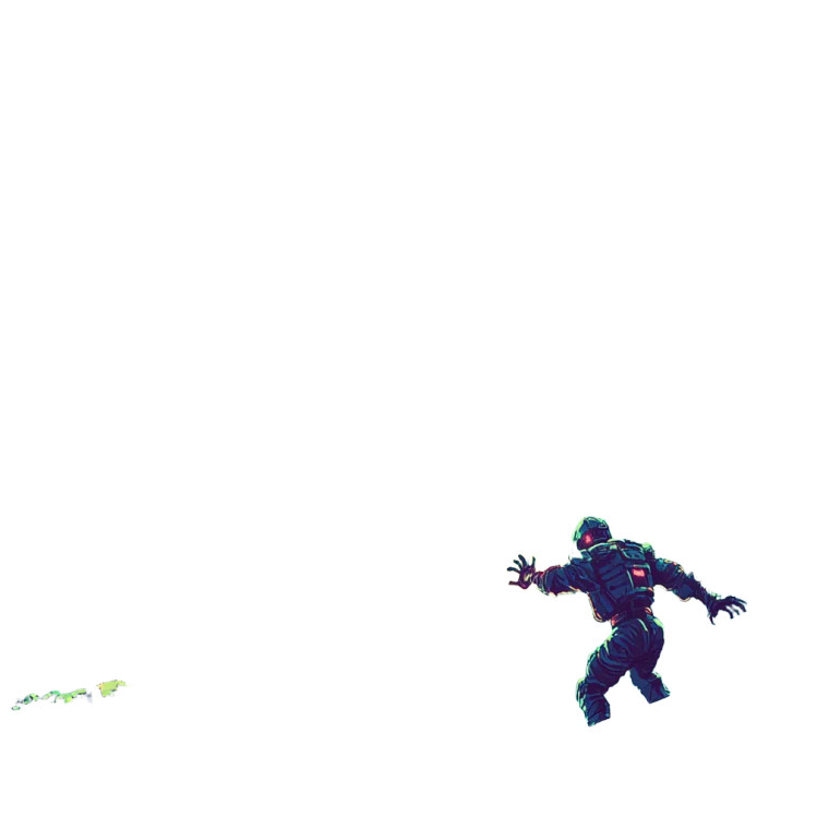 Space Invader Battle Vinyl Car Decal Sticker – Waterproof & UV-Resistant 8"