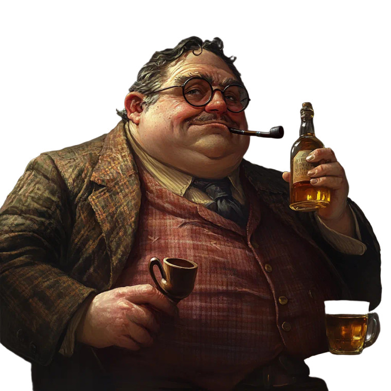 Brutal Fat Character Vinyl Car Decal Sticker – Waterproof & UV-Resistant 8"