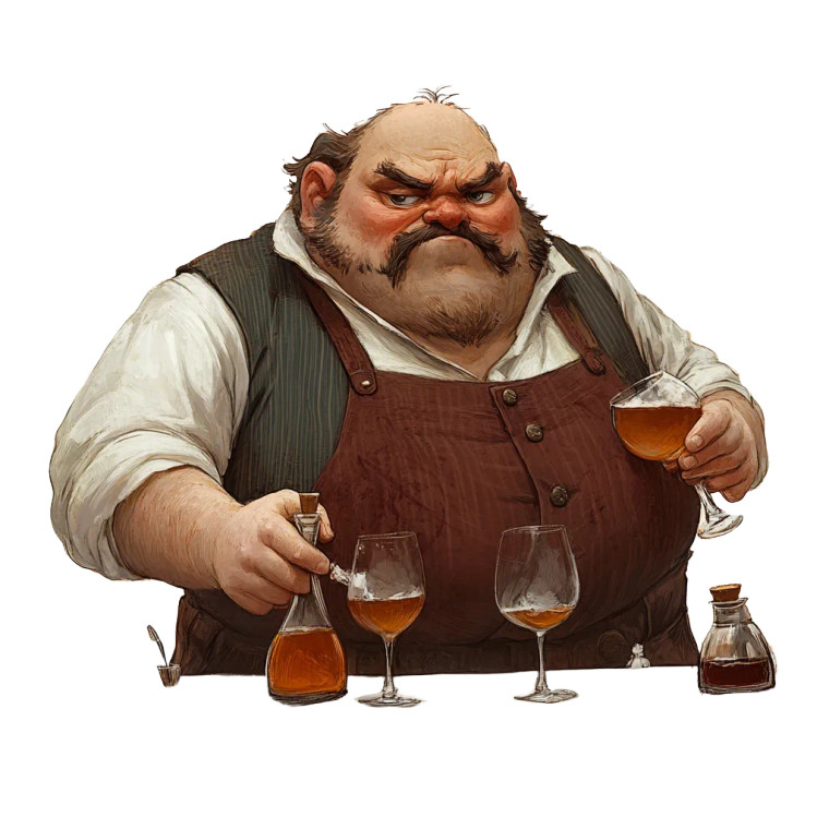 Dour Barman Vinyl Car Decal Sticker – Waterproof & UV-Resistant 8"