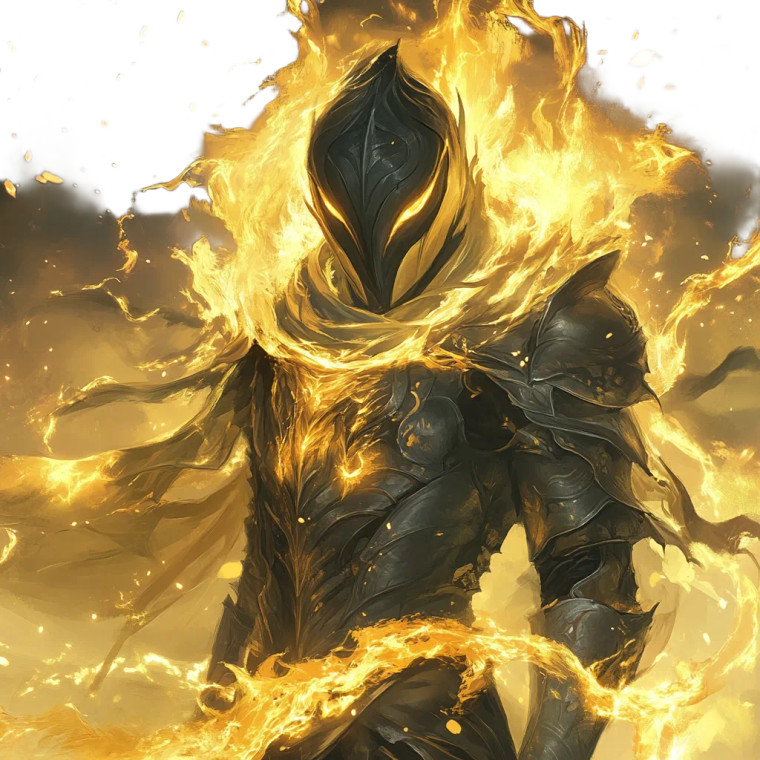 Drow Warlock Knight Vinyl Car Decal Sticker – Waterproof & UV-Resistant 8"