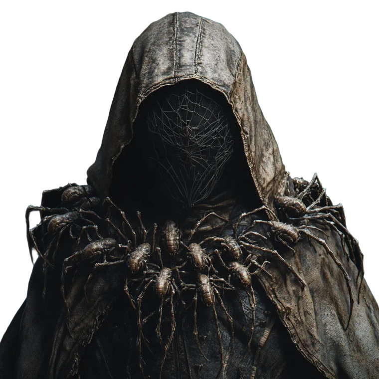 Spider Swarm Humanoid Vinyl Car Decal Sticker – Waterproof & UV-Resistant 8"