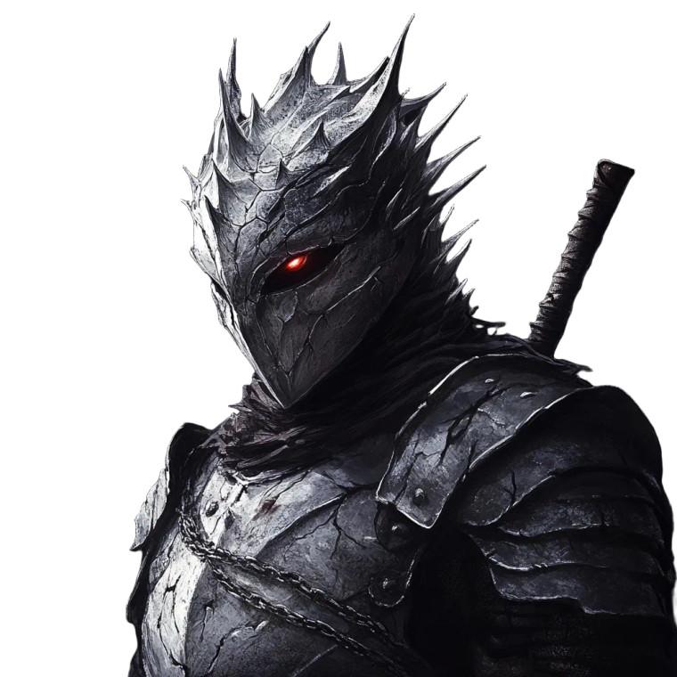 Armored Dragonborn Portrait Vinyl Car Decal Sticker – Waterproof & UV-Resistant 8"