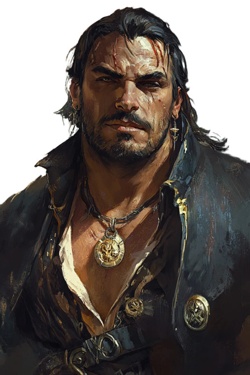 Spanish Thug Portrait Vinyl Car Decal Sticker – Waterproof & UV-Resistant 8"