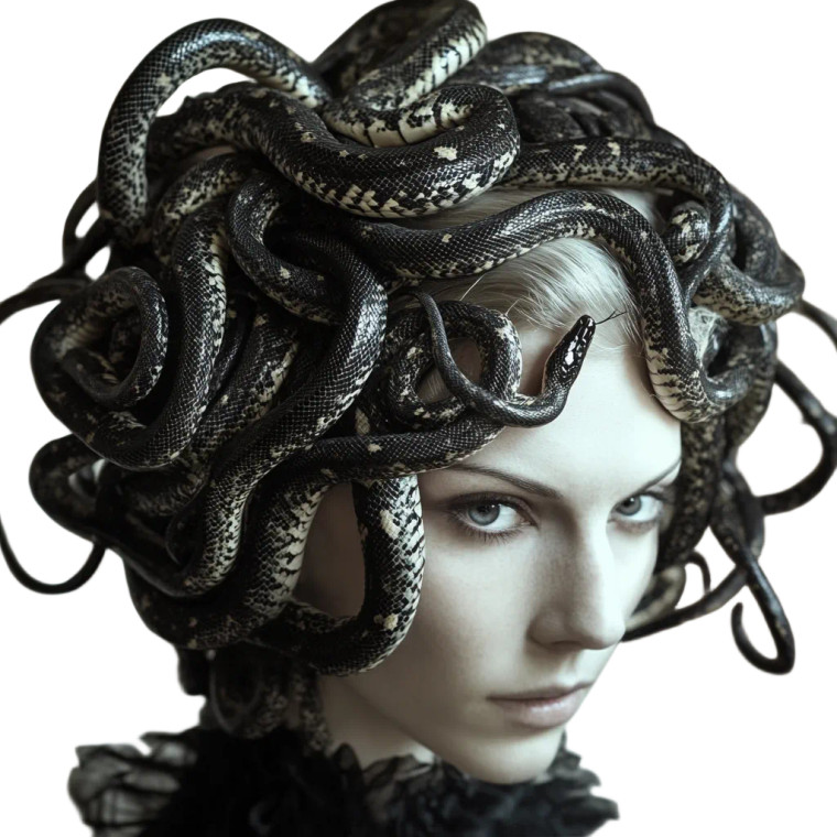 Medusa V4 Vinyl Car Decal Sticker – Waterproof & UV-Resistant 8"