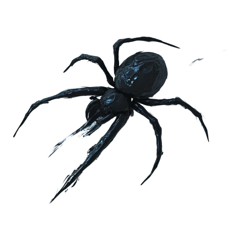 Oily Fantasy Spider Vinyl Car Decal Sticker – Waterproof & UV-Resistant 8"