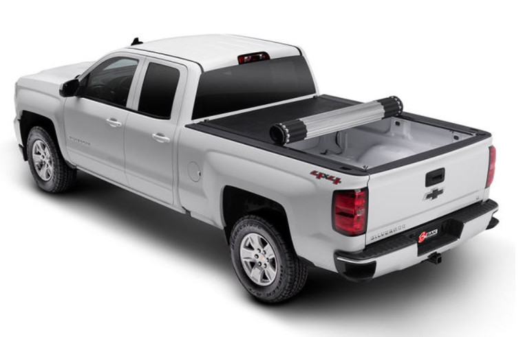 BAK Industries Tonneau Cover 39132 Revolver X2; Hard Roll Up; Lockable Using Tailgate Handle Lock; Black; Aluminum/Vinyl; Can Be Used With BAK Tool Box