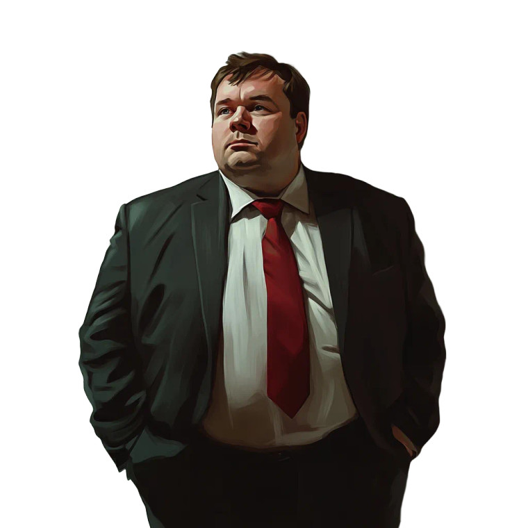 Tv Show Man Vinyl Car Decal Sticker – Waterproof & UV-Resistant 8"