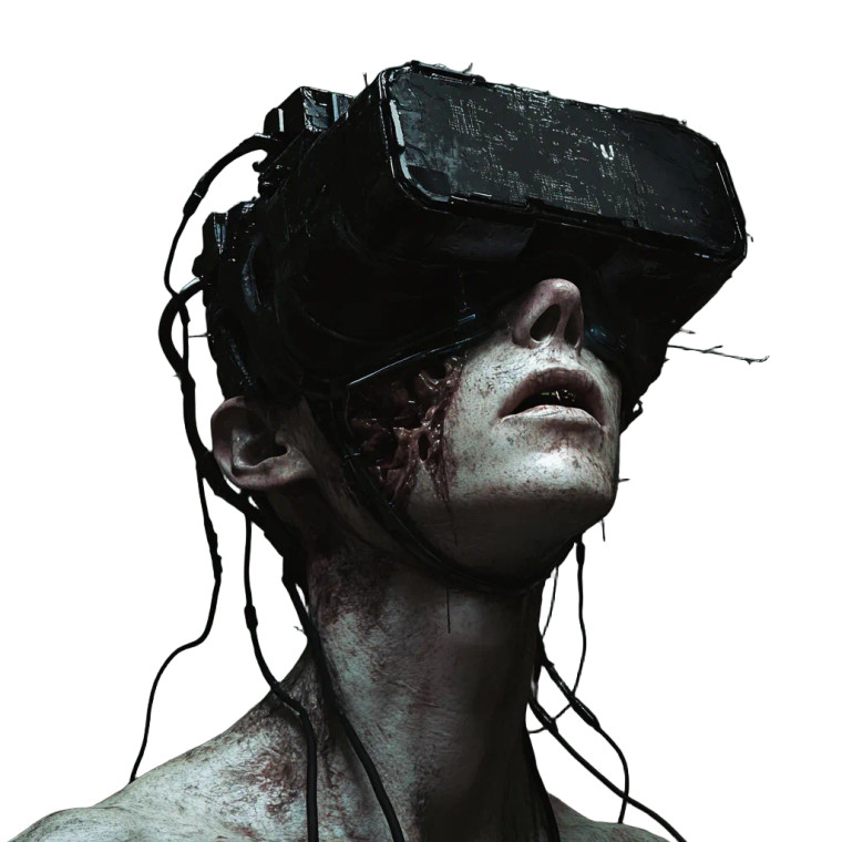 Dark Sci-Fi Subject Vinyl Car Decal Sticker – Waterproof & UV-Resistant 8"