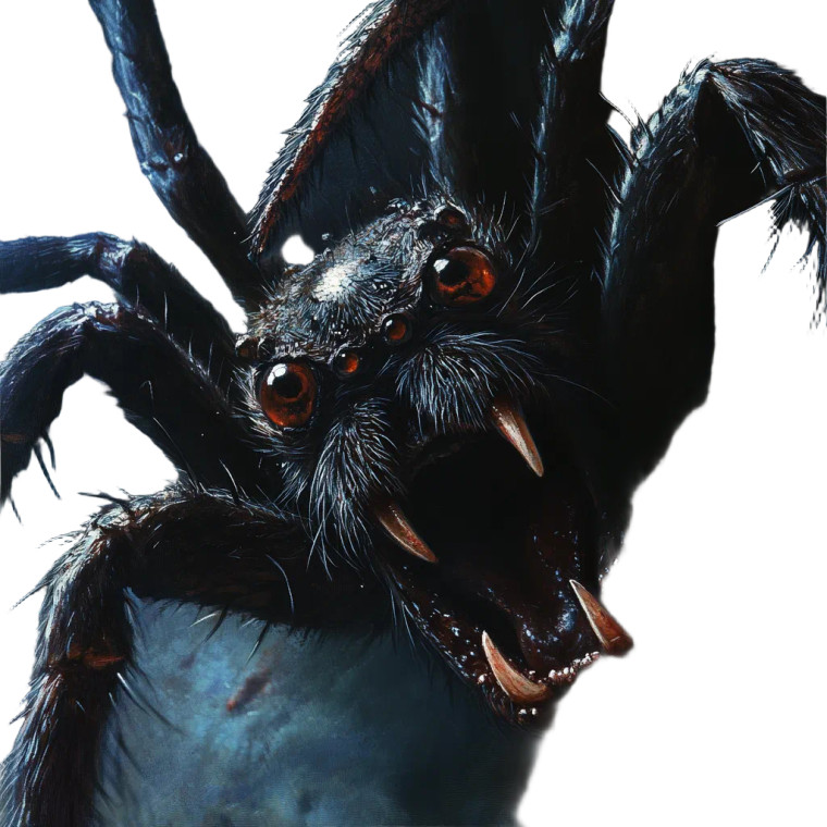 Horror Spider Creeping Vinyl Car Decal Sticker – Waterproof & UV-Resistant 8"