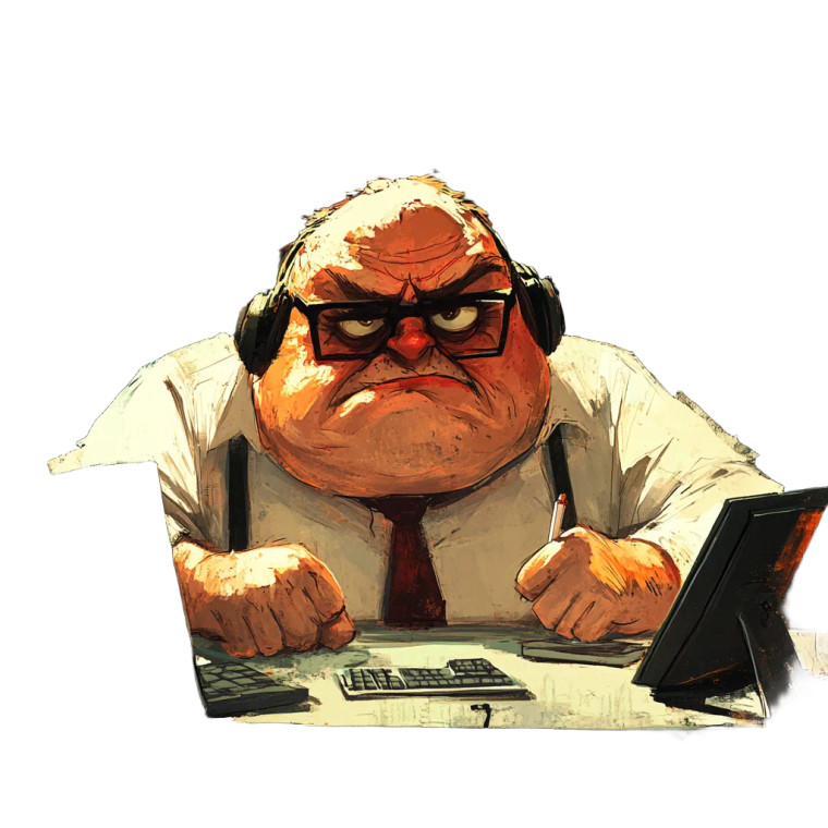 Dissatisfied Boss Vinyl Car Decal Sticker – Waterproof & UV-Resistant 8"